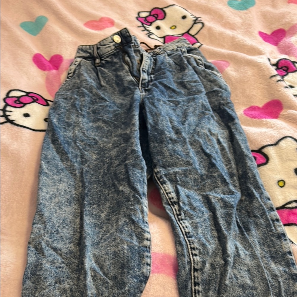 Garage Blue Straight Leg Women Jeans